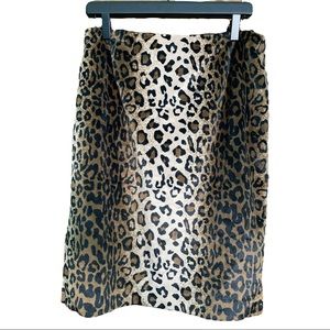 Leopard Midi Skirt